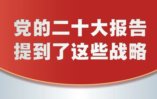 黨的二十大報告，提到這些戰略